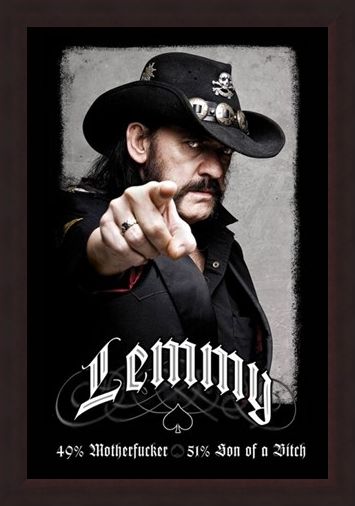 Framed Framed The founding father of Motorhead - Lemmy