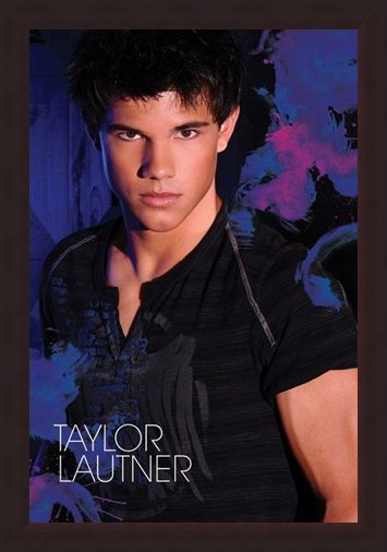 Framed Framed Brooding in Blue - Taylor Lautner