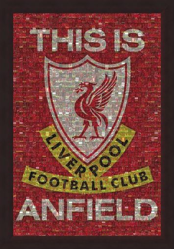 Framed Framed This Is Anfield - Liverpool FC Photomosaic