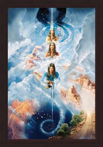 Framed Framed Navajo Creation Myth - John Stephens