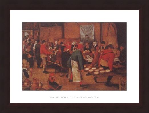 Framed Framed The Peasant Wedding - Pieter Bruegel