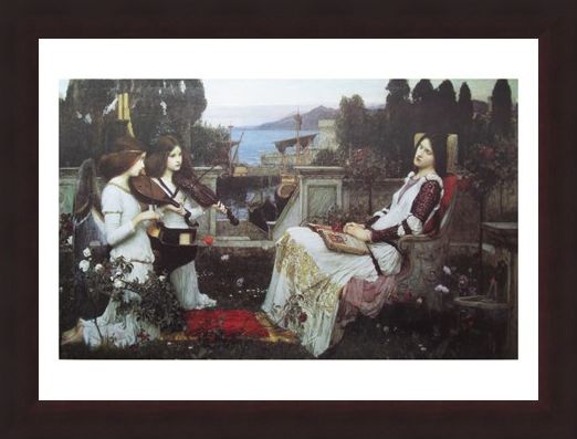 Framed Framed Saint Cecilia - John W Waterhouse