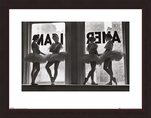 Framed Framed Ballet Dancers in Window - Time Life