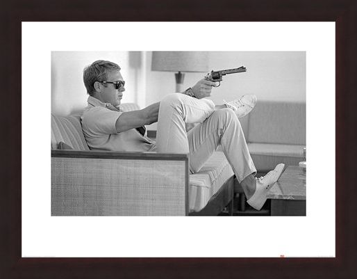 Framed Framed Steve McQueen Takes Aim - Time Life