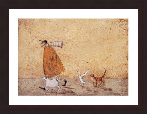 Framed Framed Ernest, Doris, Horace and Stripes - Sam Toft