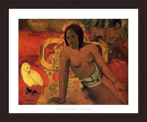 Framed Framed Vairumati - Paul Gauguin