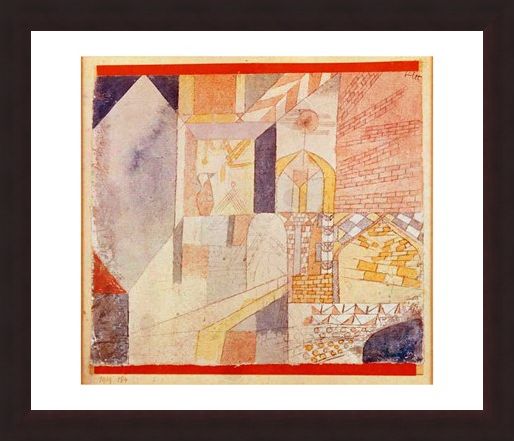 Framed Framed Architecture with Pitcher - Paul Klee