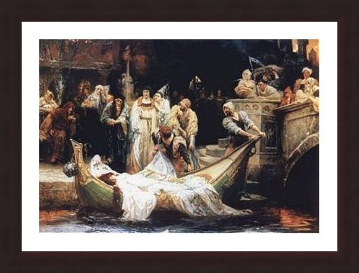 Framed Framed The Lady of Shalott - G E Robertson