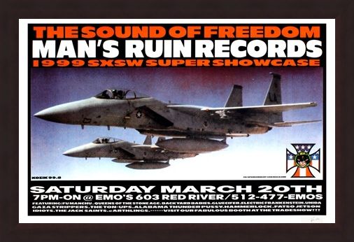 Framed Framed Man's Ruin Records 1999 SXSW Showcase - Frank Kozik