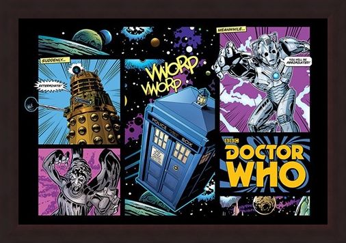 Framed Framed Comicbook Style - Doctor Who