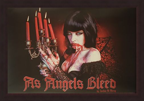 Framed Framed As Angels Bleed - Avelina De Mory