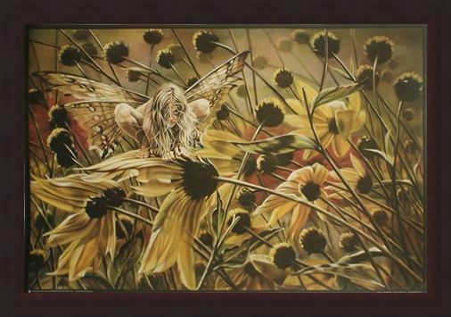 Framed Framed Chameleon Fairy - Sheila Wolk