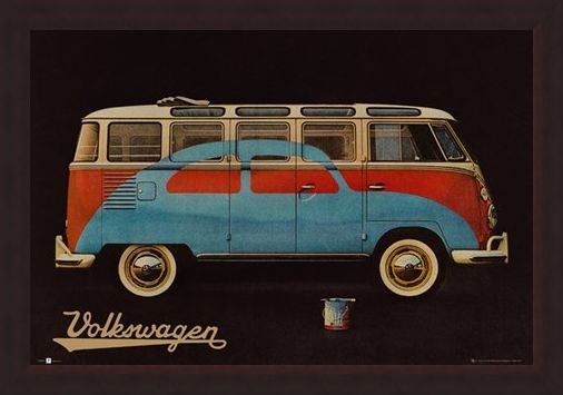 Framed Framed Volkswagen - VW Camper