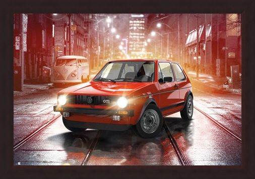 Framed Framed Iconic MK1 - VW Golf GTI