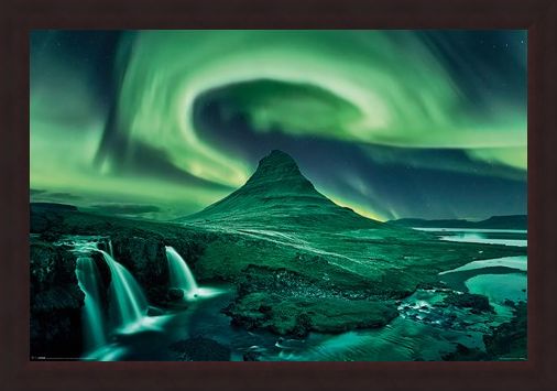 Framed Framed The Northern Lights - Aurora Borealis