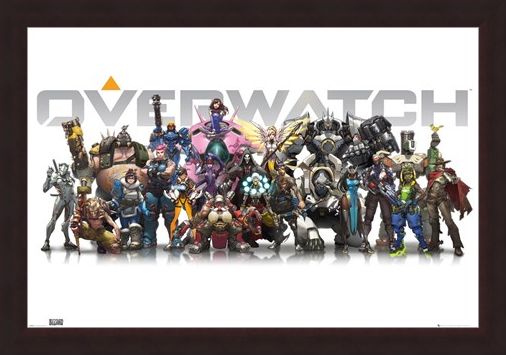 Framed Framed They're All Here - Overwatch