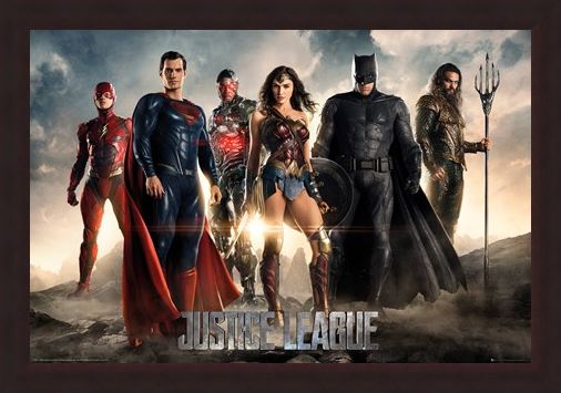 Framed Framed Character Line-Up - Justice League