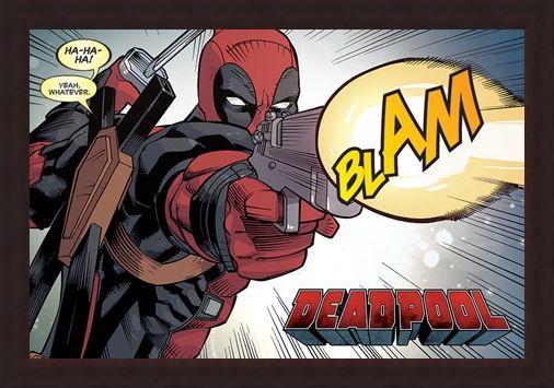 Framed Framed Blam - Deadpool