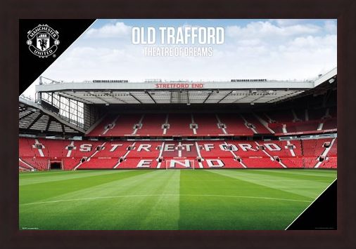 Framed Framed Old Trafford 17-18 - Manchester United
