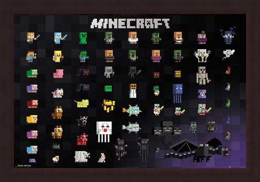 Framed Framed Pixel Sprites - Minecraft