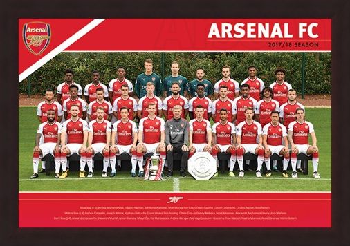 Framed Framed Arsenal FC - (Team 17/18)