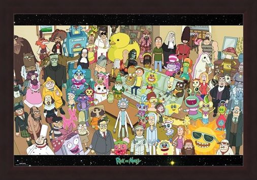 Framed Framed Cast - Rick and Morty