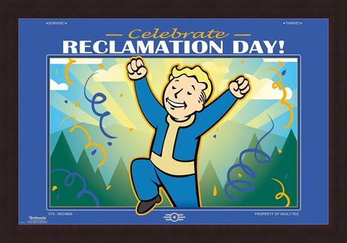 Framed Framed Reclamation Day - Fallout 76