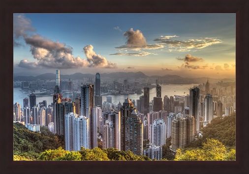 Framed Framed Victoria Peak - Hong Kong