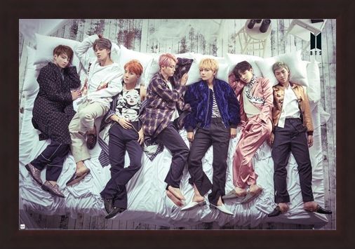 Framed Framed Group Bed - BTS K-Pop