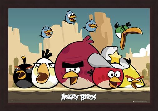 Framed Framed The Sheriff has Arrived! - Angry Birds