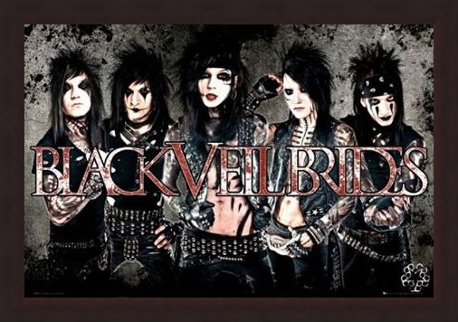 Framed Framed Black Veil Brides - Glam Rock