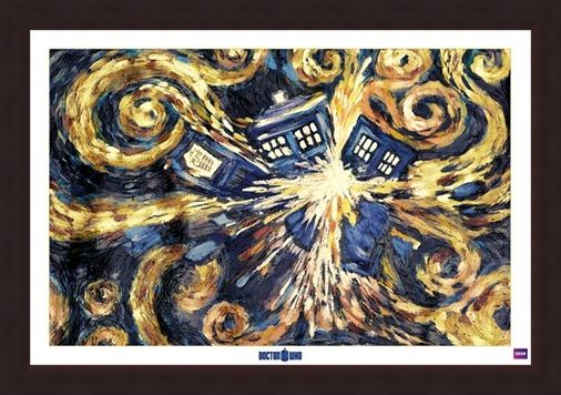 Framed Framed Exploding Tardis - Doctor Who