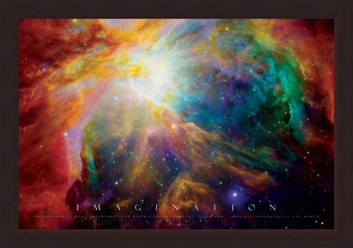 Framed Framed Imagination - Albert Einstein