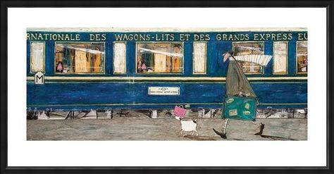 Framed Framed Orient Express Ooh La La - Sam Toft