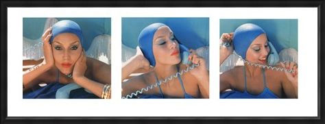 Framed Framed Jerry Hall 1975 - Norman Parkinson