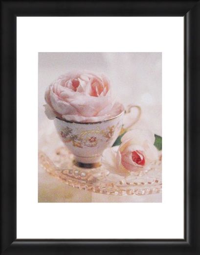Framed Framed Pale Pink II - Lina Ricci