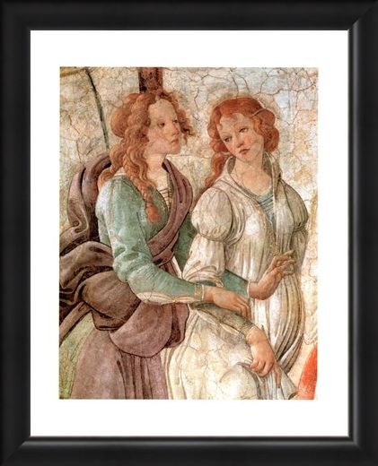 Framed Framed Venere Offre Doni (Particolare) - Sandro Botticelli