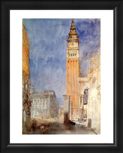 Framed Framed Piazzetta Di S. Marco - William Turner