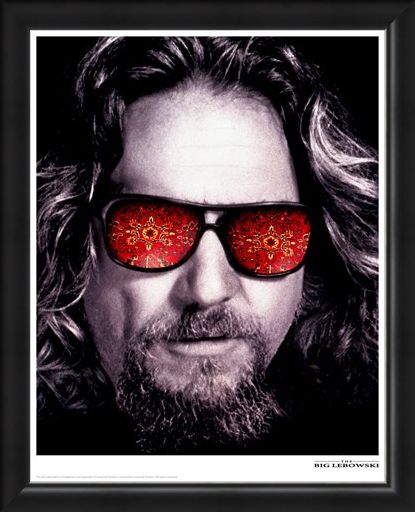 Framed Framed The Dude - The Big Lebowski