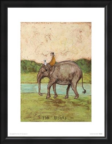 Framed Framed Two Riders - Sam Toft