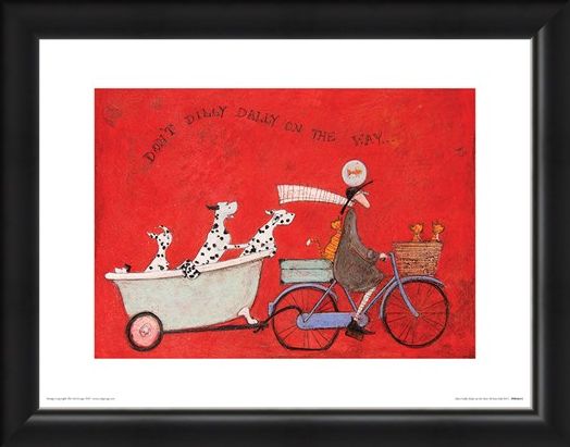 Framed Framed Don't Dilly Dally on the Way - Sam Toft