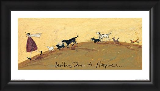 Framed Framed Walking Down To Happiness - Sam Toft