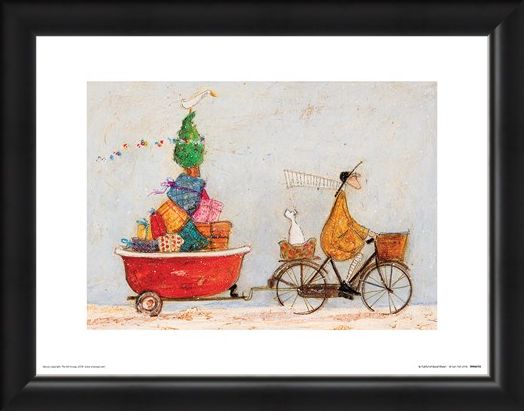 Framed Framed A Tubful of Good Cheer - Sam Toft