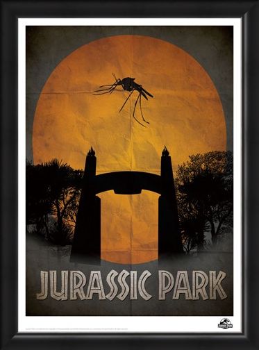 Framed Framed The Grand Gates - Jurassic Park