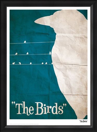 Framed Framed The Birds - Alfred Hitchcock