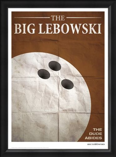 Framed Framed Bowling - The Big Lebowski
