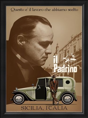 Framed Framed Sicilia - Godfather