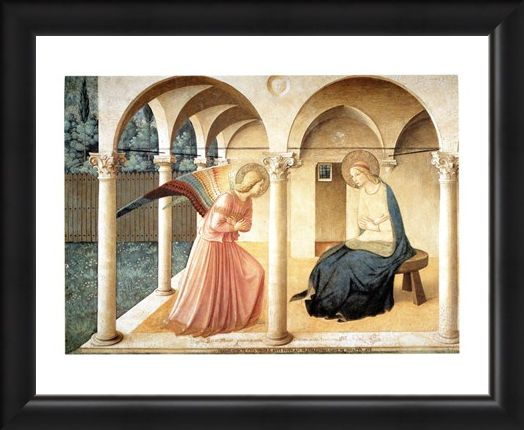 Framed Framed Annunciazione - Beato Angelico