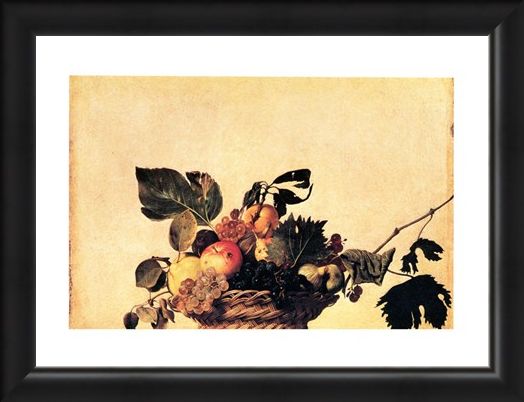 Framed Framed Cesto Di Frutta - Caravaggio
