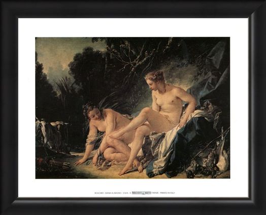 Framed Framed Diana Al Bagno - Francois Boucher